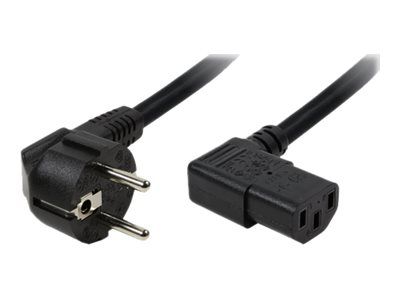 LogiLink 2direct - Stromkabel - power IEC 60320 C13 gewinkelt zu CEE 7/7 (M)