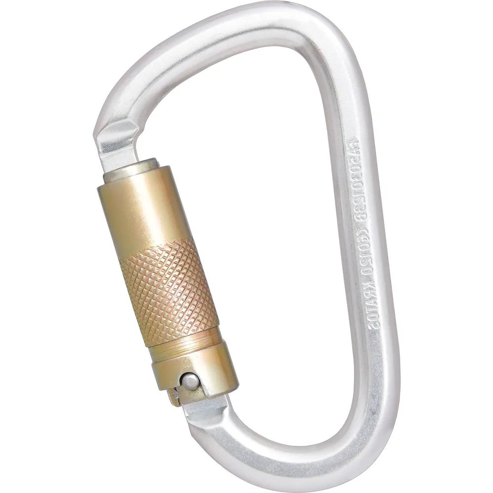 KRATOS Karabiner Stahl keylock natur Öffnungsweite 22 mm