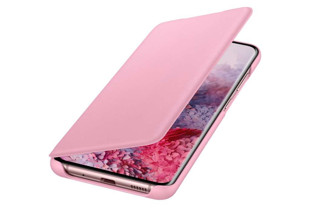 Samsung LED-View-Cover "EF-NG980" für Galaxy S20, Pink