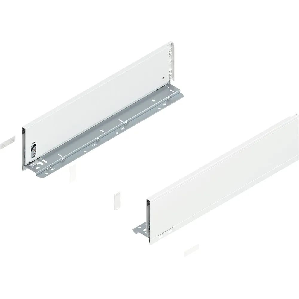 BLUM LEGRABOX pure Zarge Höhe K, NL 500, Seidenweiß-matt