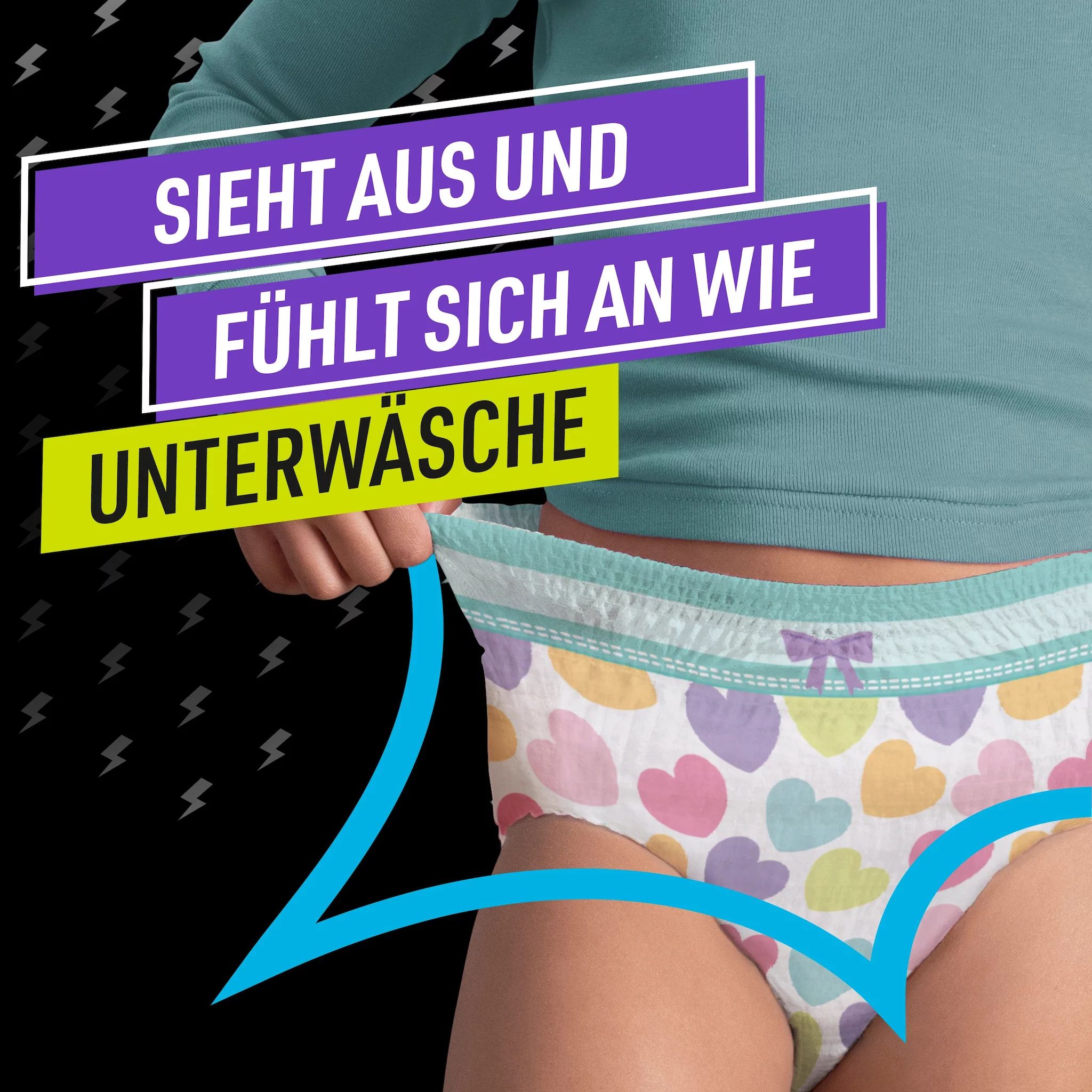 Ninjamas Herzchen für Mädchen 8-12 Jahre 