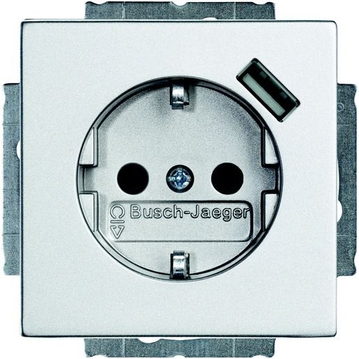 Busch-Jaeger SCHUKO-/USB-STECKDOSE / BUSCH 20 EUCBUSB-83