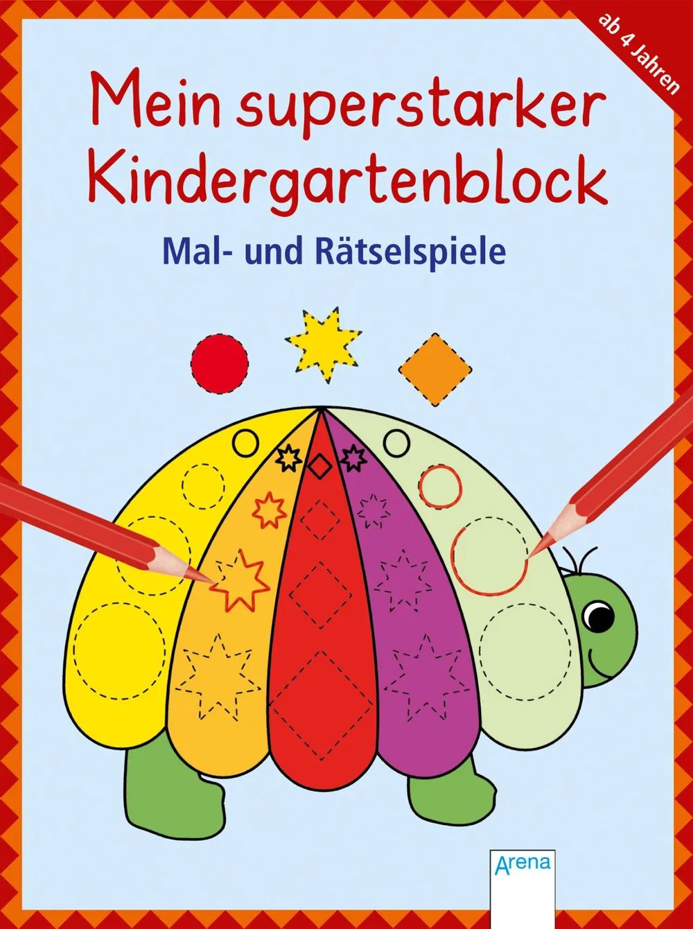 Arena Verlag GmbH Mein superstarker KiGa-Block. Mal/Rätsel