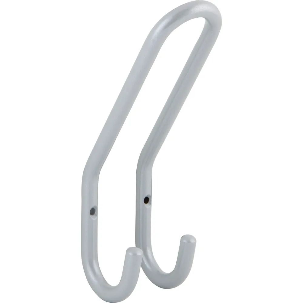 Pohl Huthaken Nora Breite 51 mm, Höhe 192 mm, Stahl weißaluminium (ca. RAL 9006)