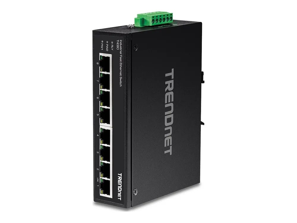TRENDnet TI-E80 - Switch - unmanaged - 8 x 10/100
