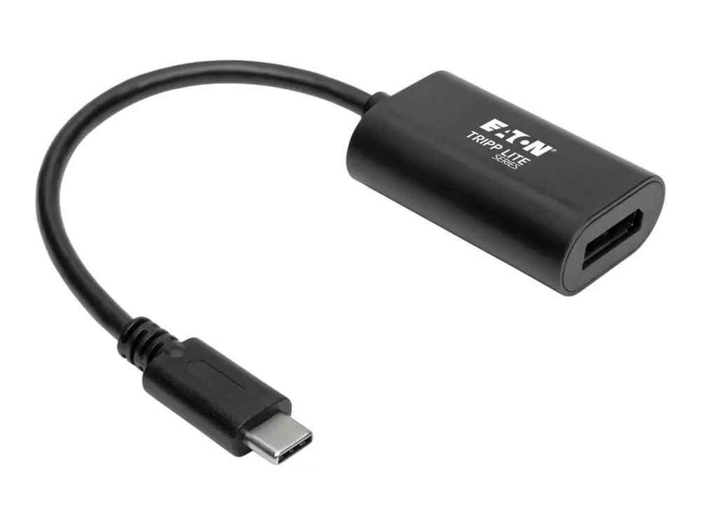 Tripp Eaton Tripp Lite Series USB C to DisplayPort Video Adapter Converter 4K x 2K @ 60Hz, Black, USB Type C to DP, USB-C, USB Type-C 6in