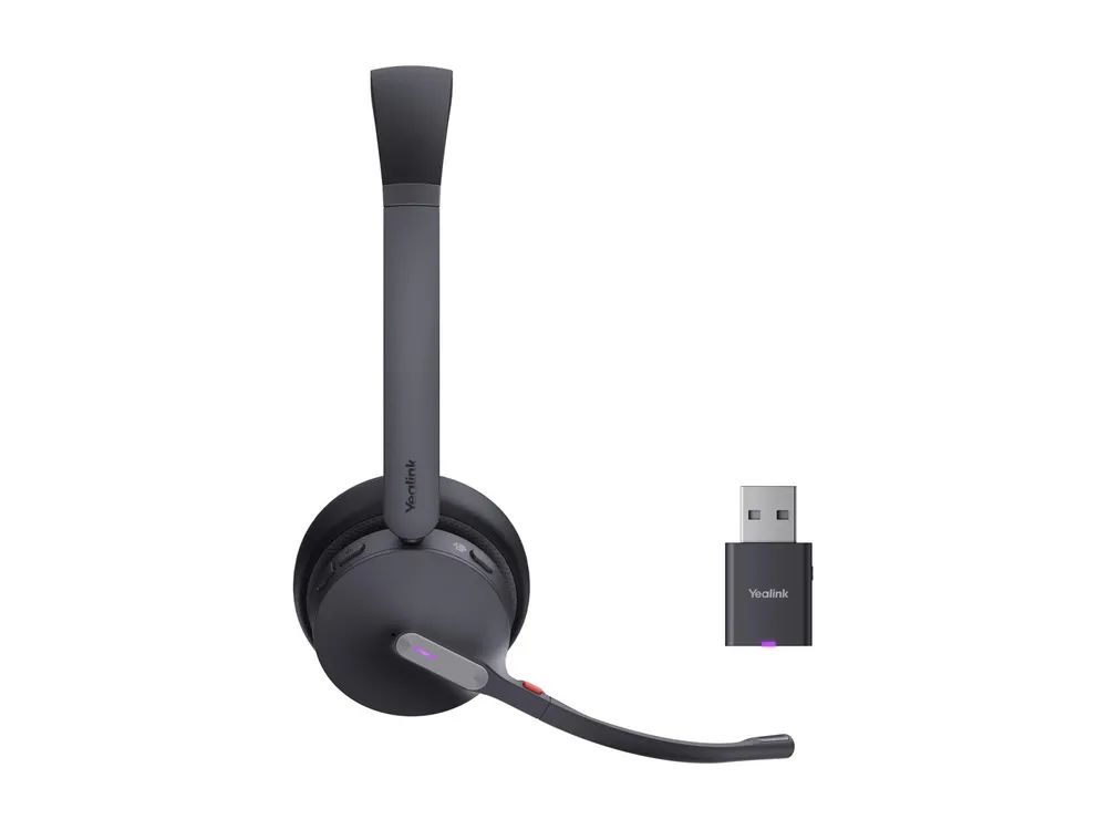 Yealink WH64 Hybrid Dual - Headset - On-Ear - DECT / Bluetooth