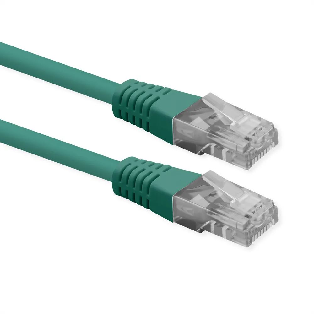 ROLINE Patchkabel Cat.6 (Class E), UTP, PoE, grün, 1,5 m