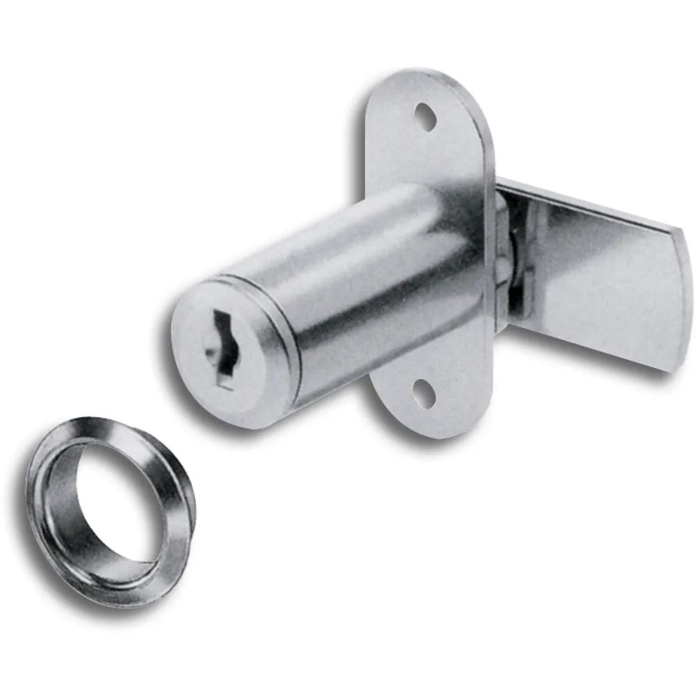 HEKNA Zylinder-Hebelschloss 6070 Typ 542 links, Schließhebel glatt, L 40 mm