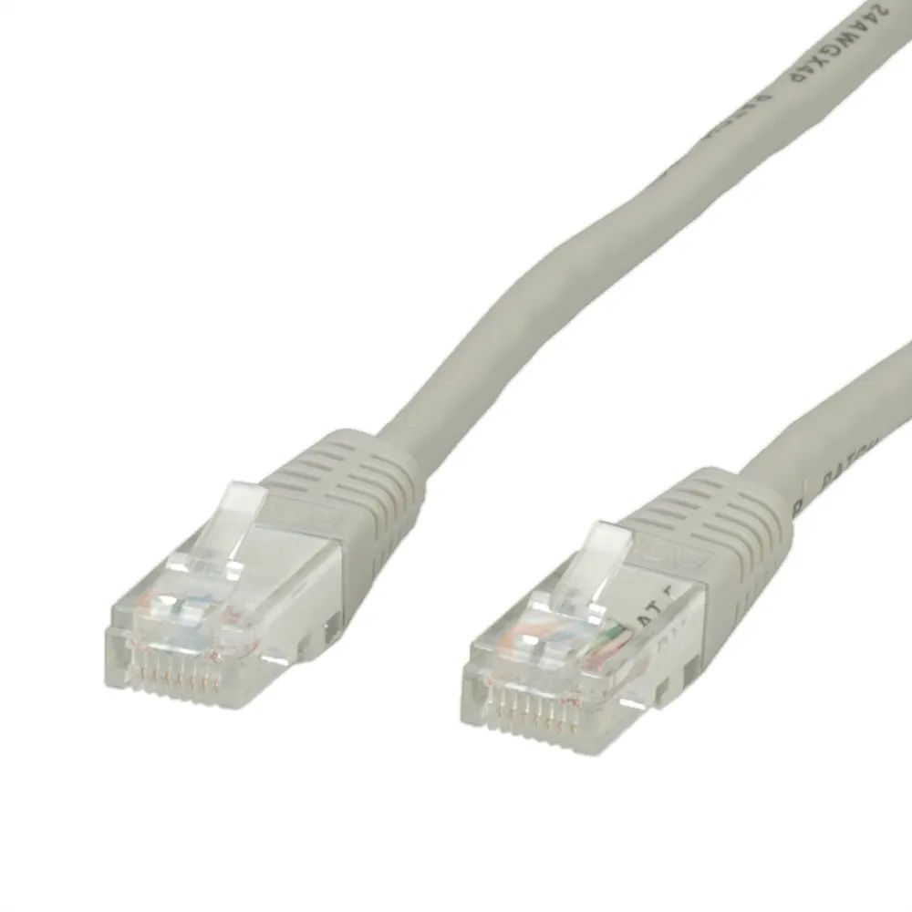 VALUE Patchkabel Cat.6 (Class E) UTP, grau, 0,5 m