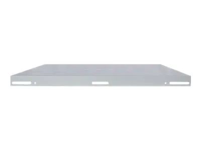 Intellinet 19" Fixed Shelf, 1U, 345mm Depth, Max 100kg, Grey - Rack - Regal - Grau, RAL 7035 - 1U - 48.3 cm (19")