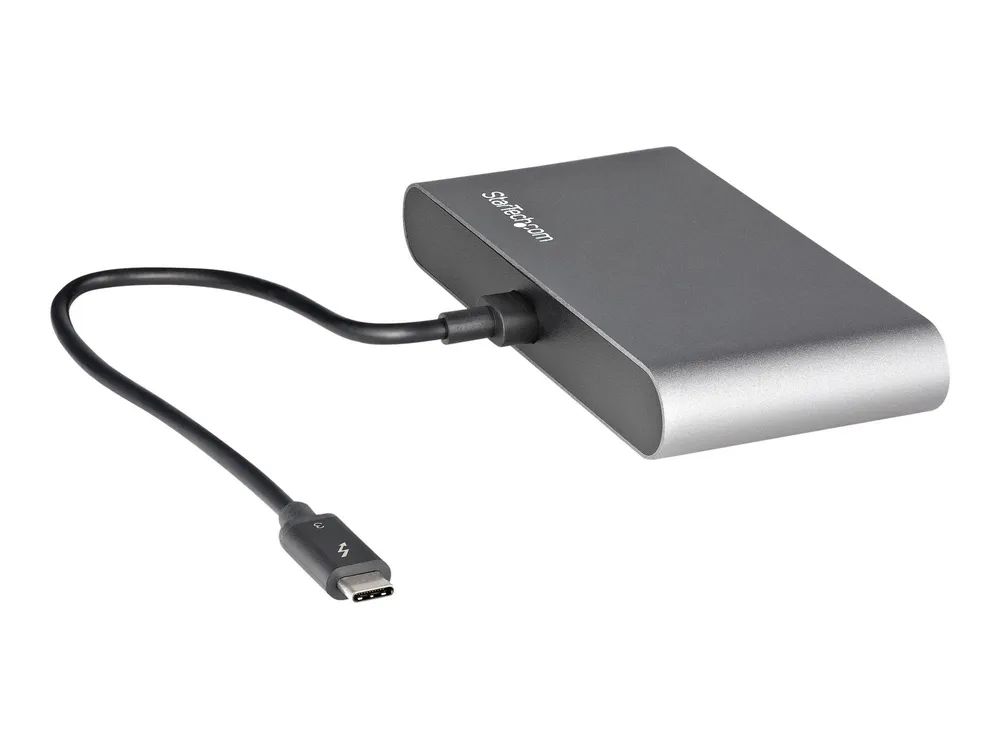 StarTech.com Thunderbolt 3 Mini Dock - Mobile TB3-Dockingstation mit dual Monitoren, HDMI 4K 60 Hz