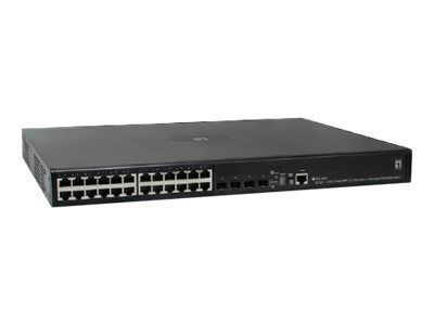 LevelOne GTL-2691 - Switch - L3 - managed - 20 x 10/100/1000 + 4 x Kombi-Gigabit-SFP