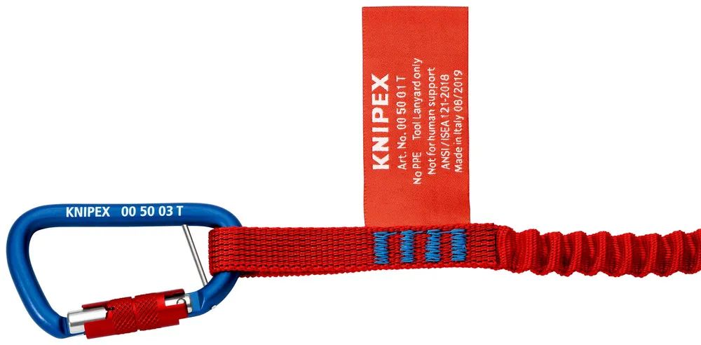 KNIPEX Materialkarabiner 2 Stück 82 mm