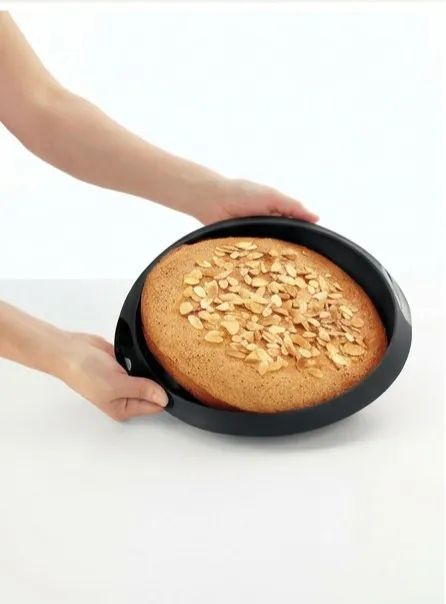 Lékué Runde Kuchenbackform 26 cm - Black