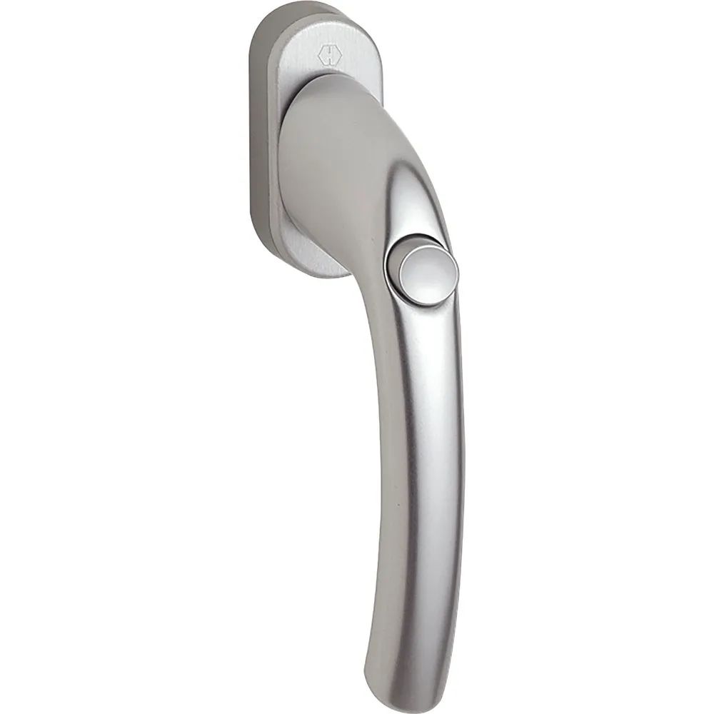 HOPPE Fenstergriff TOKYO - Druckknopf 90°, VK 7 x 32 mm, silber eloxiert