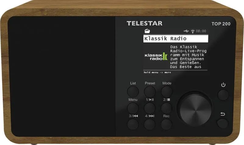 Telestar TOP 200 Holz Multifunktionsradios Stationäre Radios