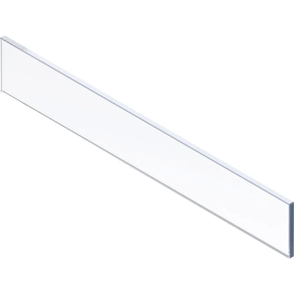 BLUM MERIVOBOX Einschubelement-Vorne, H=75, KB=600 (18/19), Glas klar