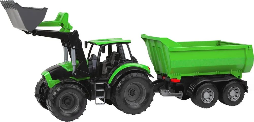 Simm Spielwaren GmbH WORXX Traktor Deutz Agrotron+Anhänger