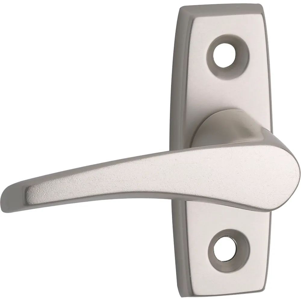 GRUNDMANN Fenstergriff FAVORIT 1004 - rechts, VK 7 x 35 mm, Alu poliert