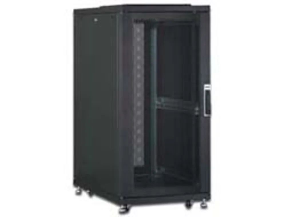 DIGITUS Professional Unique DN-19 SRV-36U-B-1 - Schrank Netzwerkschrank - Schwarz, RAL 9005 - 36U - 48.3 cm (19")