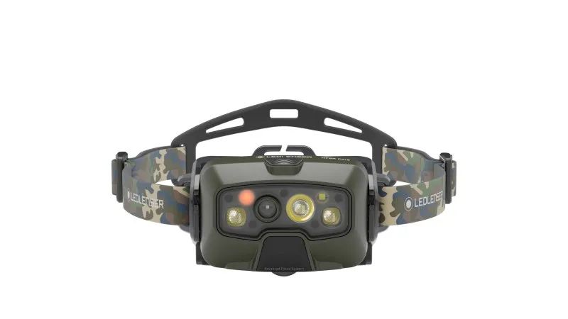 LED LENSER Stirnlampe 1600lm 210m 1LiIon IP68 BT schw/fok dimmb camoufl