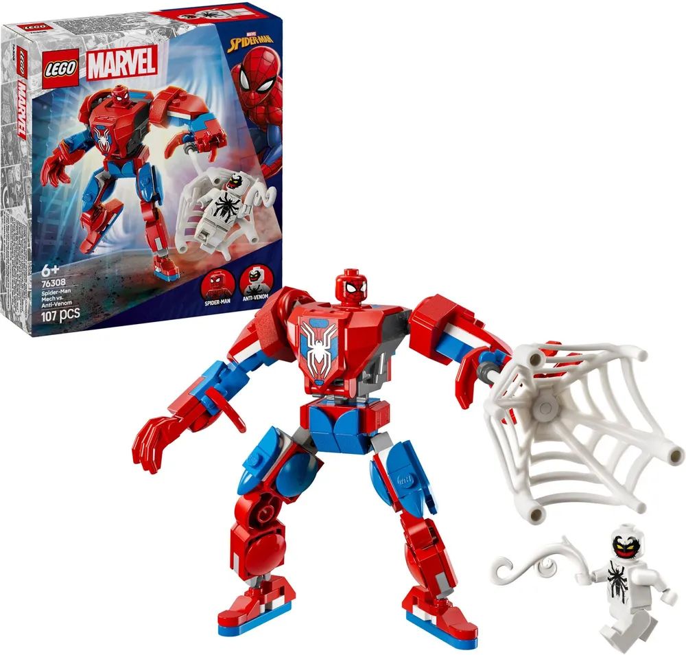 LEGO Marvel Spider-Man Mech vs. Anti-Venom 76308