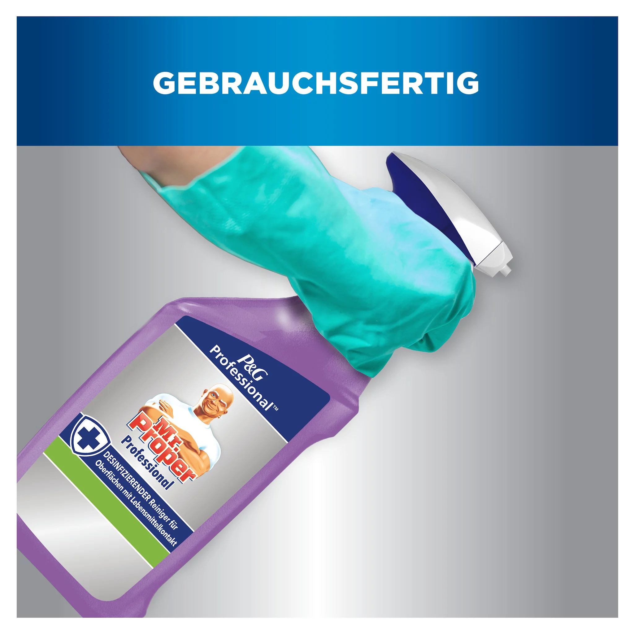 Mr. Proper Professional K7 Desinfizierender Reiniger (Oberflächen mit Lebensmittelkontakt)