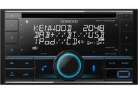 Kenwood Electronics DPX-7300DAB - Schwarz - 2 DIN - CD - AAC - FLAC - MP3 - WAV - WMA - LCD - Deutsch - Englisch - Spanisch - Französisch - Russisch