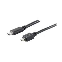 ShiverPeaks 77145-1.8 USB C Micro-USB B Männlich Schwarz Kabel 77145-1. - Kabel - Digital/Daten