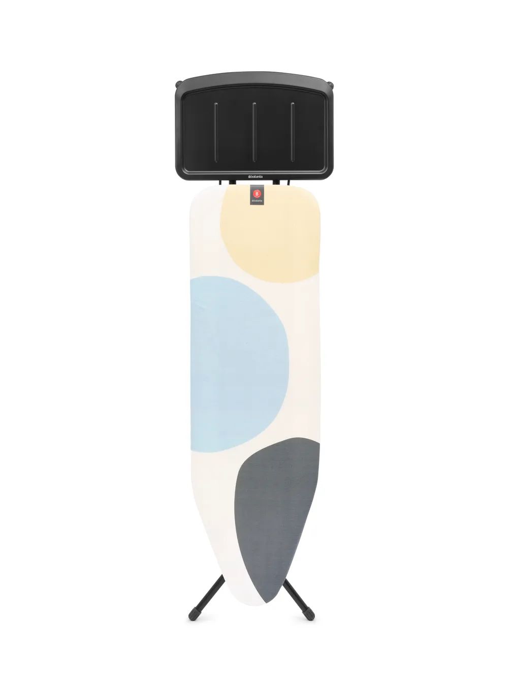 Brabantia Bügeltisch B, 124x38cm, Dst-Ablage Solid - Spring Bubbles
