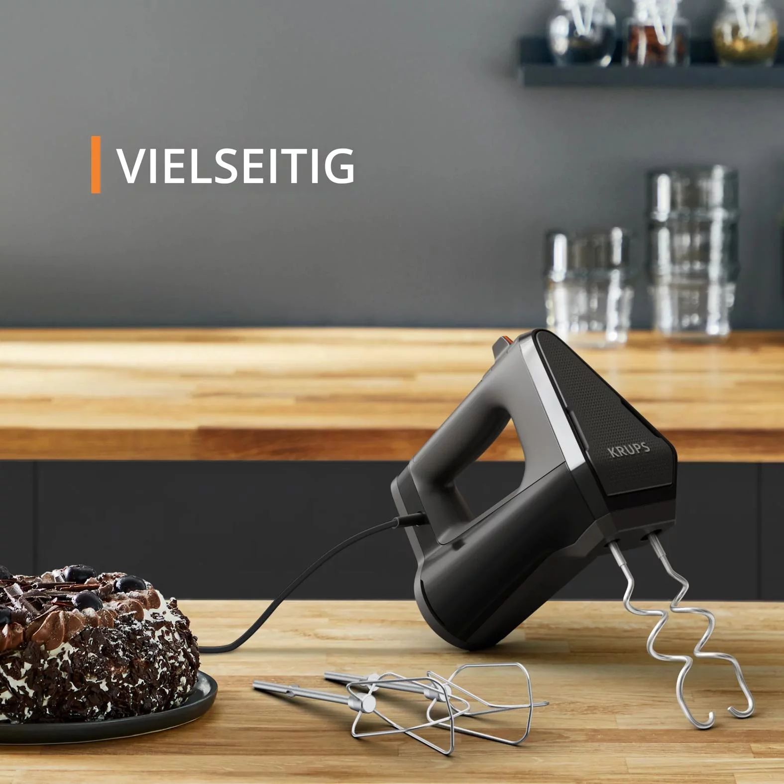 KRUPS 3MIX 6000 Handmixer - schwarz