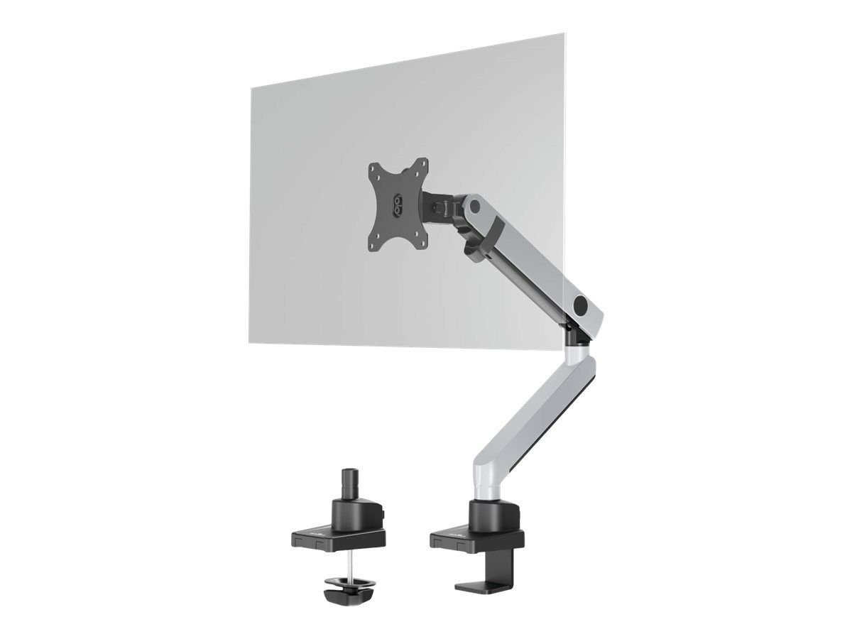 Durable SELECT PLUS - Befestigungskit (Gelenkarm, Klammer, Schraubmontage) - für LCD-Display - Kunststoff, Aluminium, Stahl - Silber - Bildschirmgröße: 43.2-81.3 cm (17"-32")
