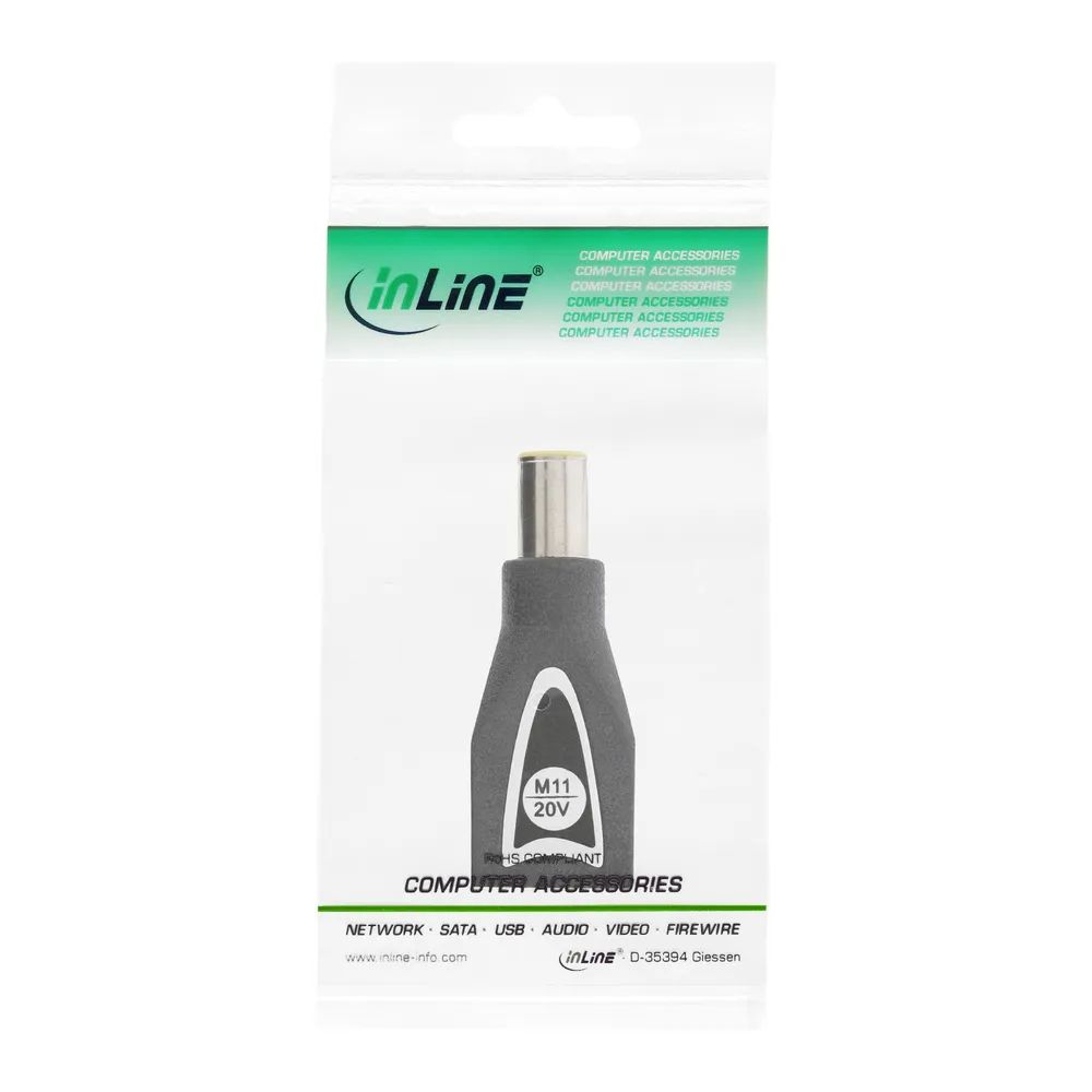 InLine Wechselstecker M11 (20V) für Universal Netzteil - 90W/120W - schwarz