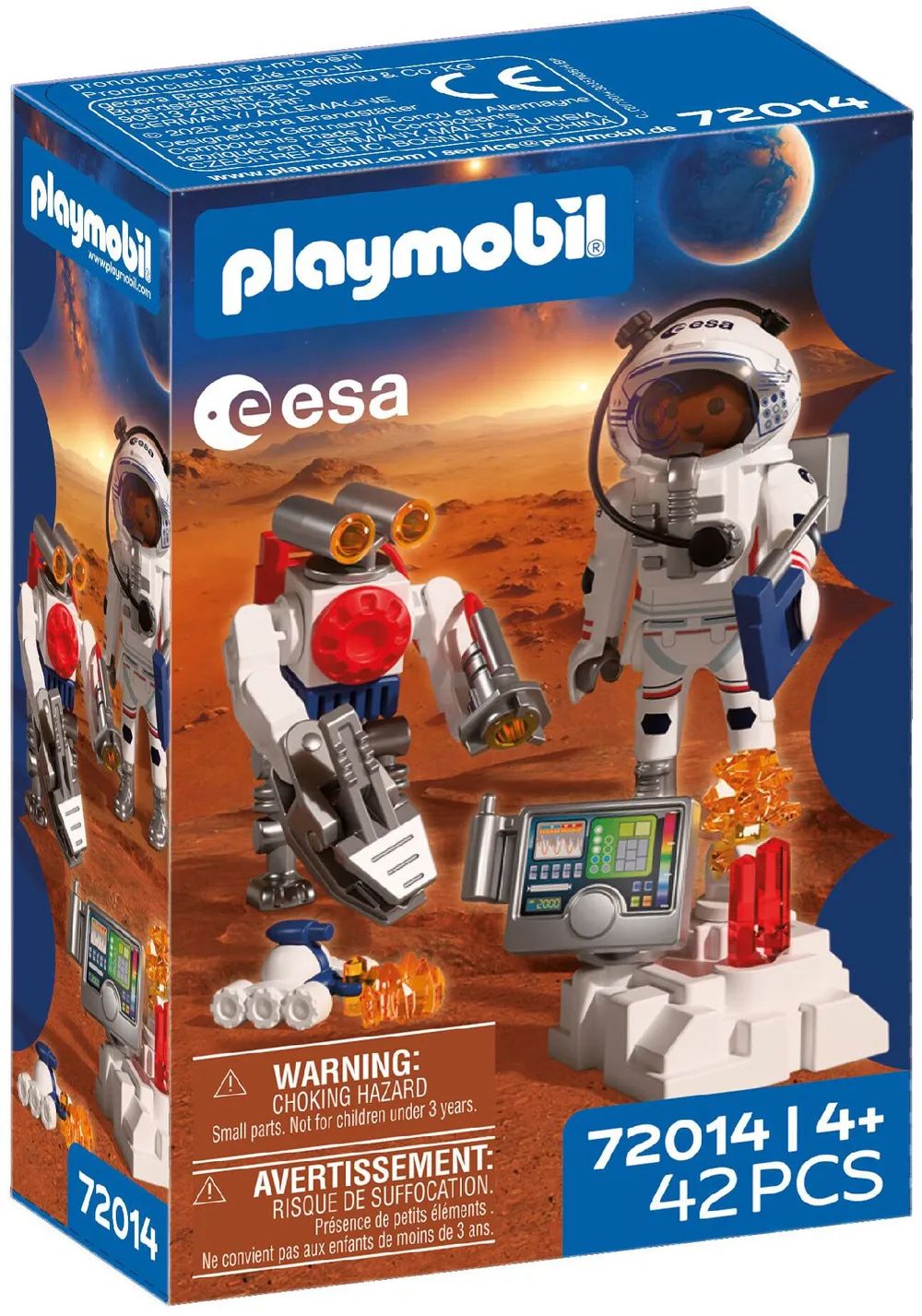 PLAYMOBIL 72014 ESA Astronaut mit Roboter