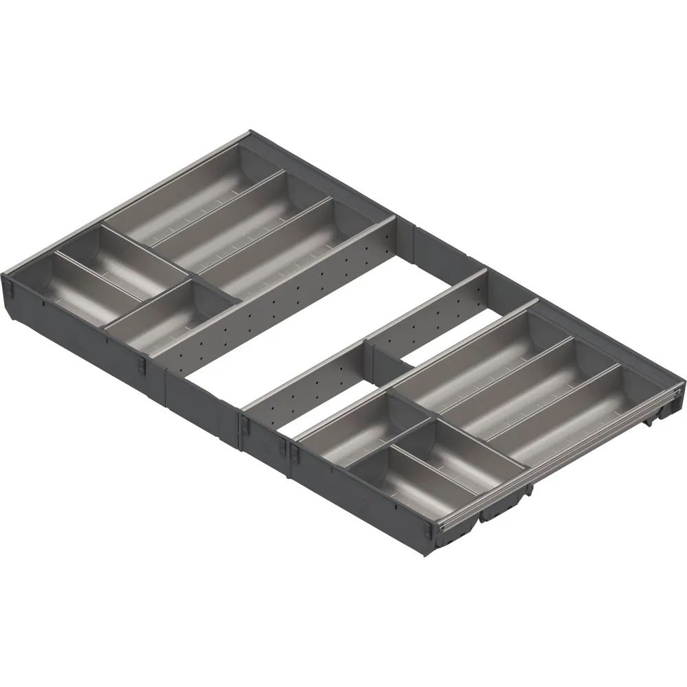 BLUM ORGA-LINE Schalen-Set KB 900/NL 500 mm Edelstahl/Kunststoff