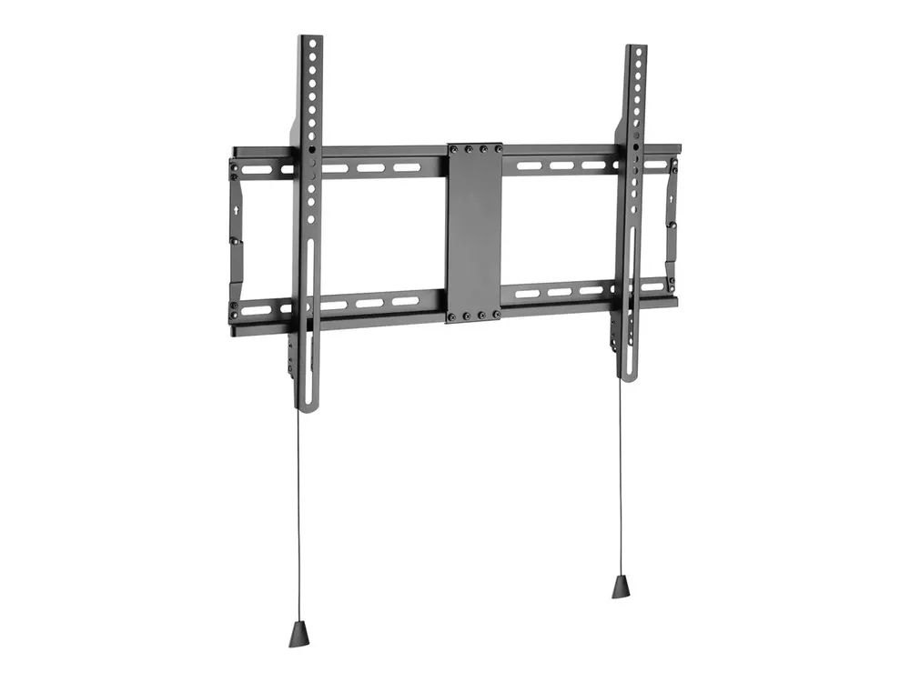 VivoLink Befestigungskit (2 Wandhalterungen, Adapterplatte) - für Flachbildschirm - basic, large - verriegelbar - Stahl - Schwarz - Bildschirmgröße: 94-203 cm (37"-80")