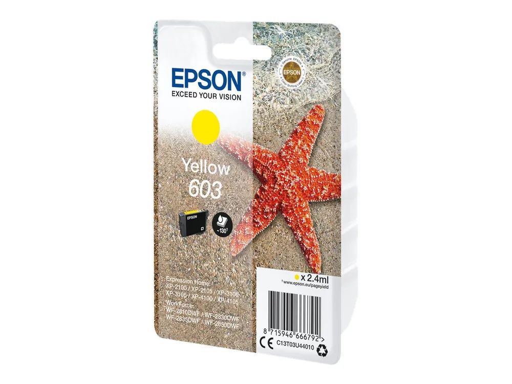 Epson 603 - 2.4 ml - Gelb - original - Blister