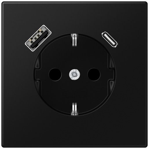 Jung SCHUKO-STECKDOSE M.USB TYP AC / JUNG LS1520-15CASWM