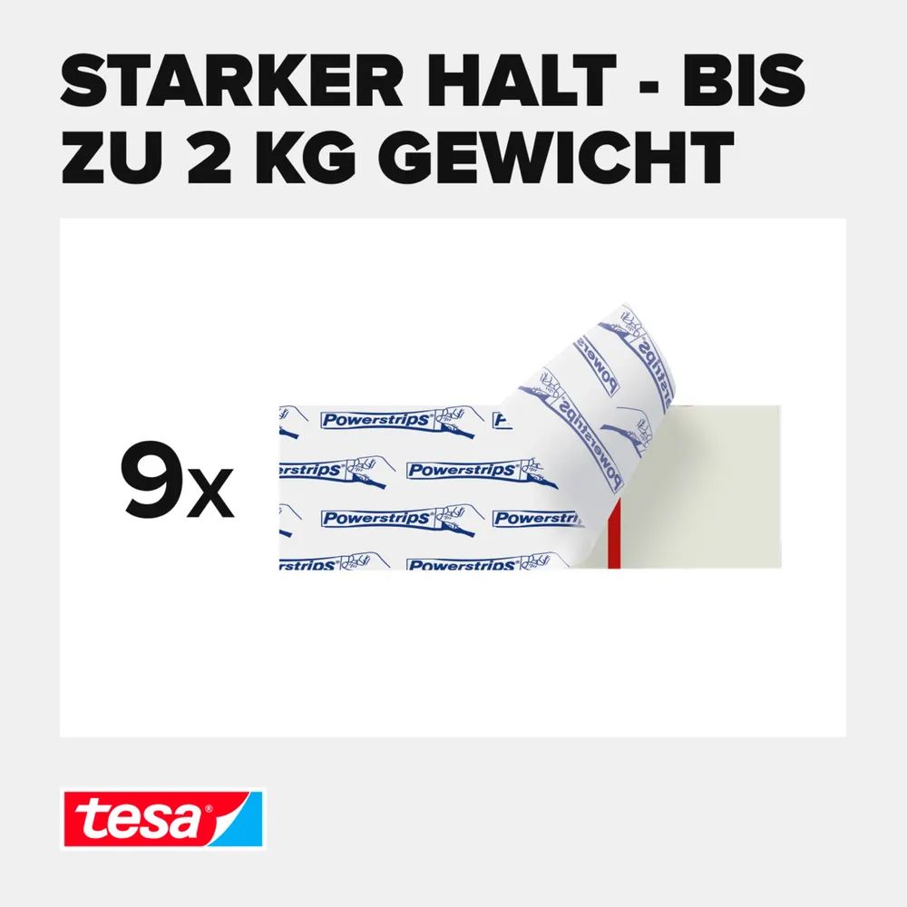 Tesa 77760 - Tape - Weiß - 5 s - Sichtverpackung - 9 Stück(e)