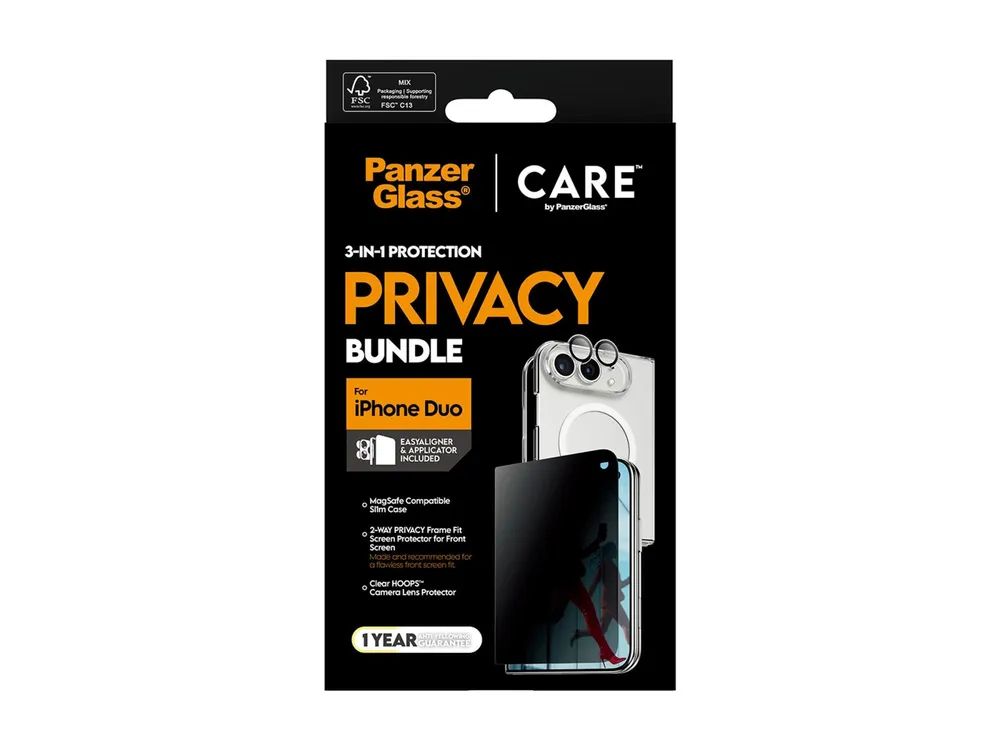 PanzerGlass CARE by PanzerGlass - 3-in-1 Datenschutz-Paket