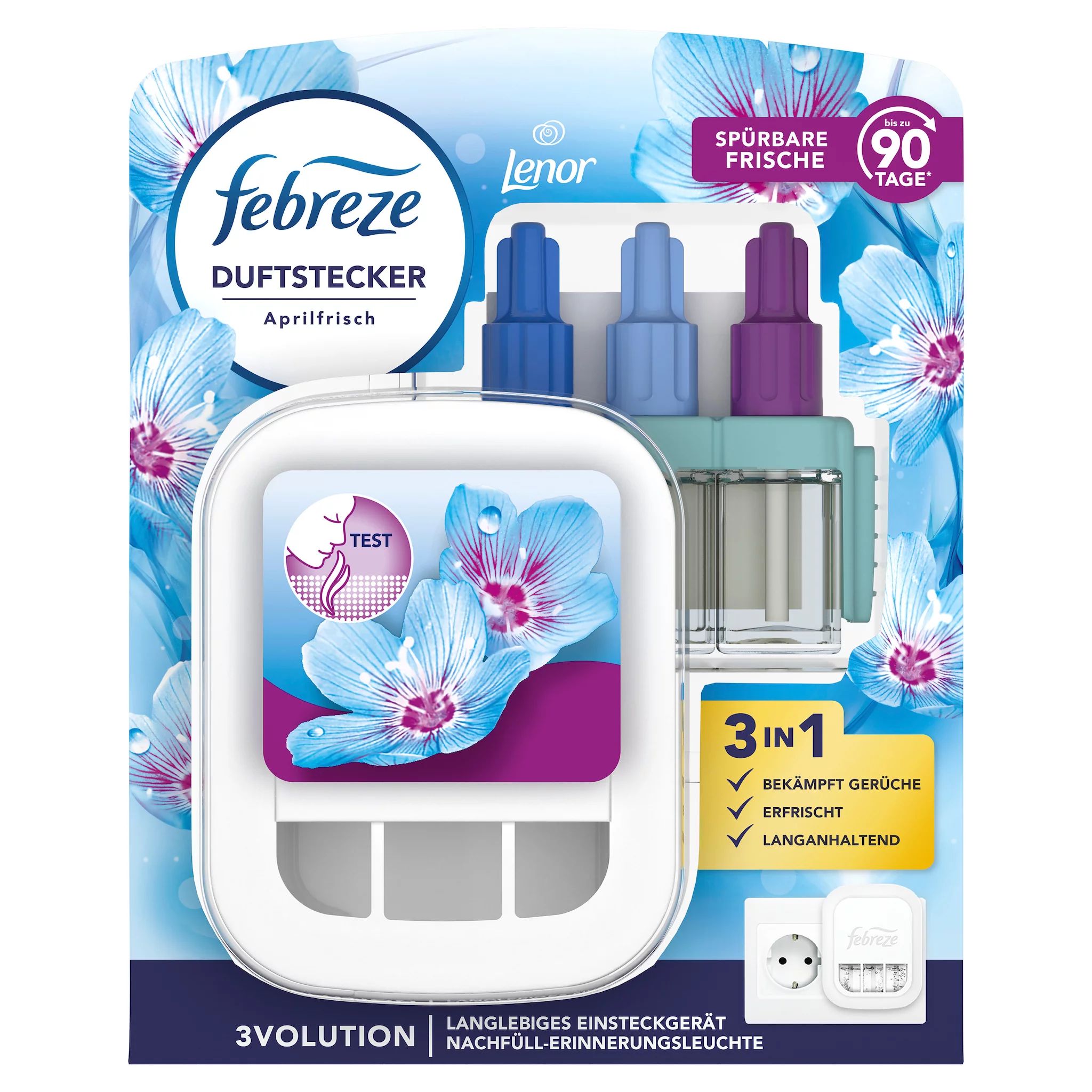 Febreze 3Volution Starterkit Lenor Aprilfrisch