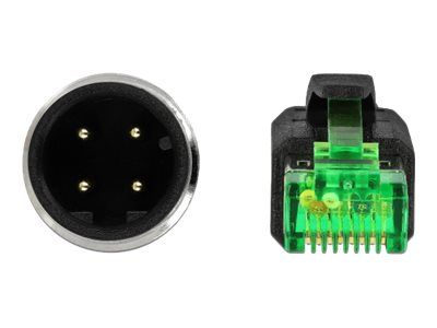 Delock Netzwerkkabel - M12 (4-polig) (M) zu RJ-45 (M)