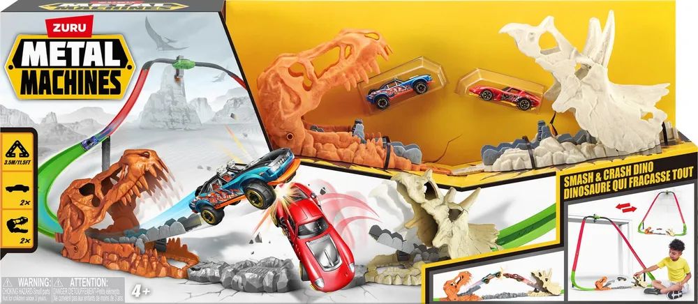 Zuru Germany GmbH Metal Machines Spielset Smash&Crash Dino