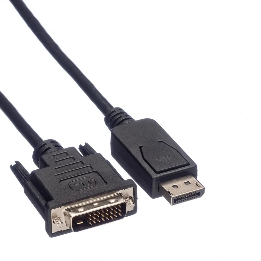 ROLINE DisplayPort Kabel DP ST - DVI ST, schwarz, 1,5 m