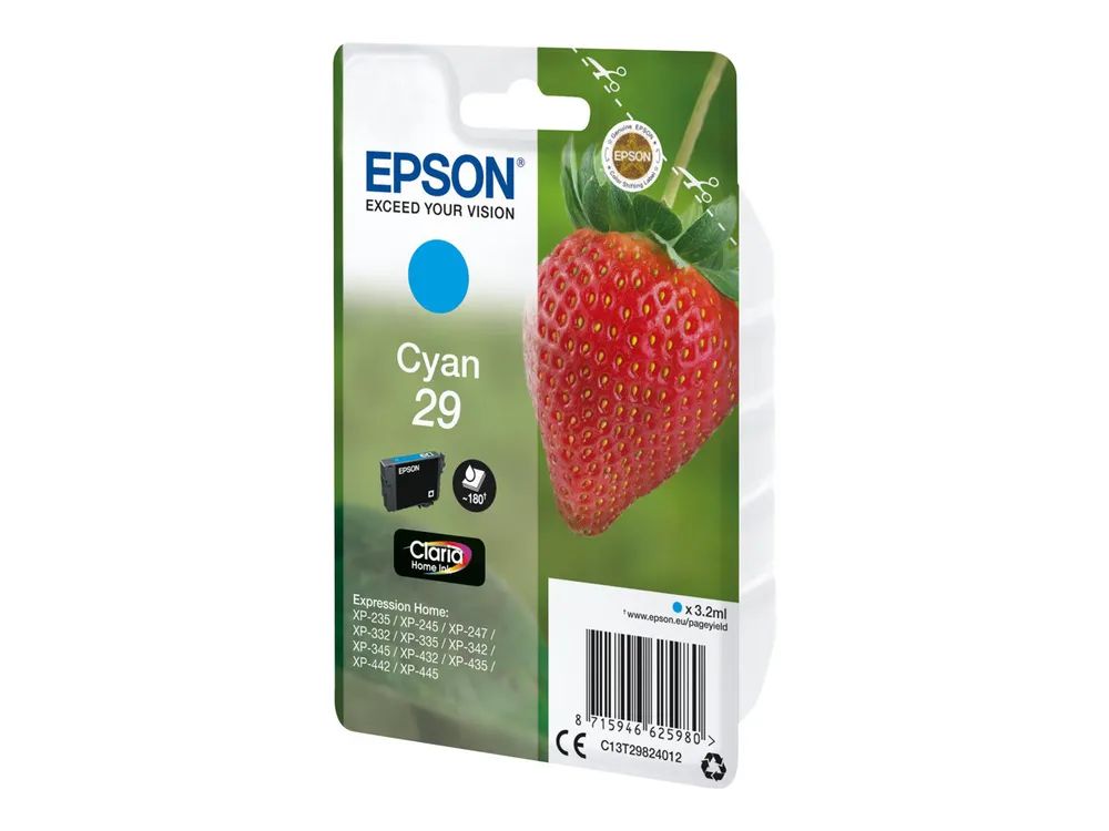 Epson 29 - 3.2 ml - Cyan - original - Blister