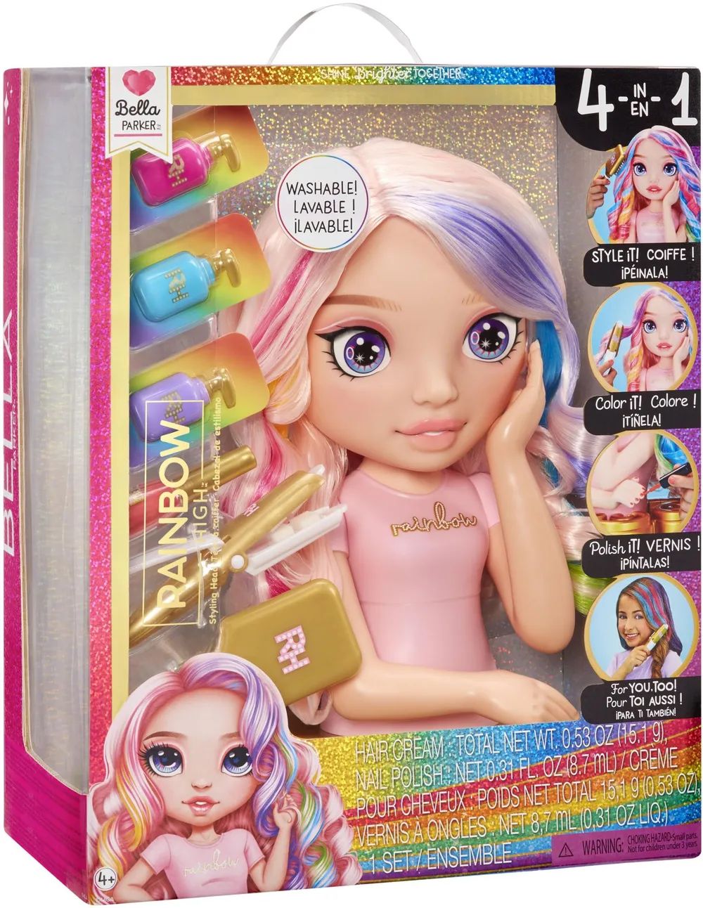 MGA Entertainment Inc. Rainbow HIgh Styling Head Playset Schmink- und Frisierkopf