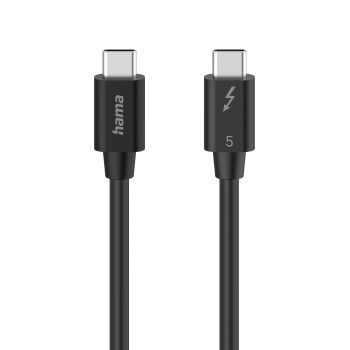 Hama Thunderbolt-5-Kabel "USB-C", 80 Gbit/s, 5 A, 240 W, Ultra-HD 8K, 1,00 m