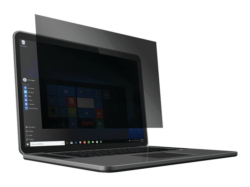 Kensington Blickschutzfilter für Notebook - 2-Wege - entfernbar - 39,6 cm Breitbild (15,6" Breitbild)