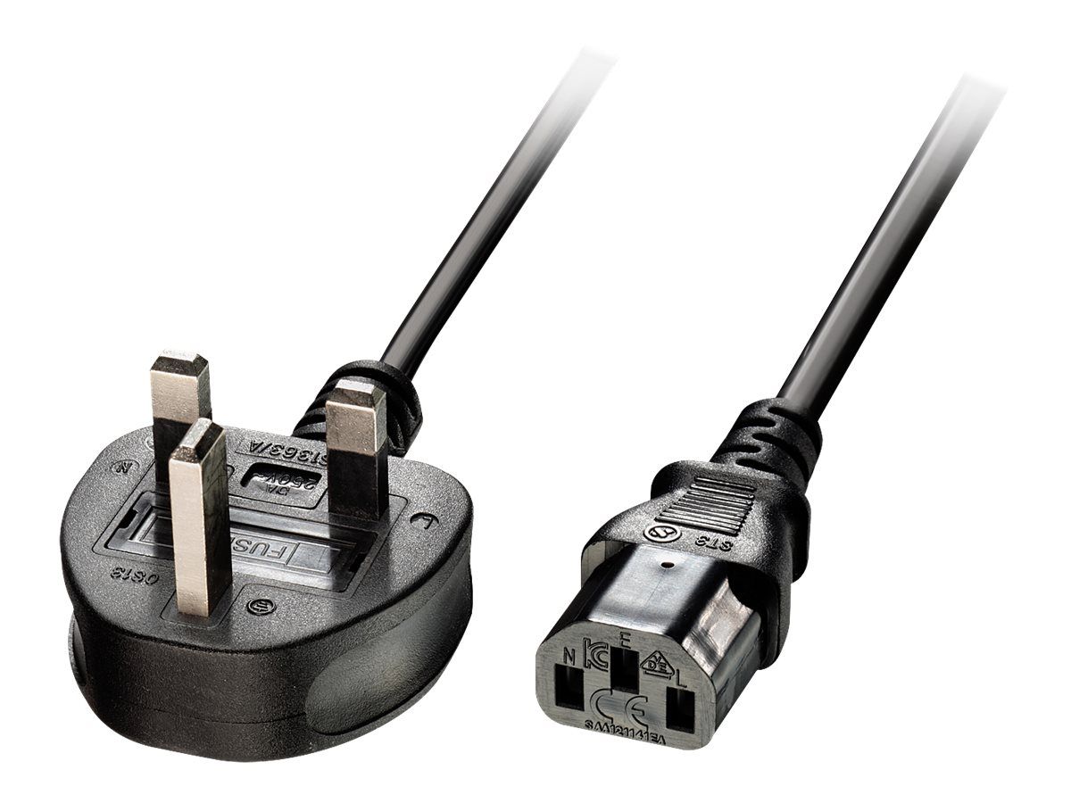 Lindy Stromkabel - BS 1363 (S) bis IEC 60320 C13
